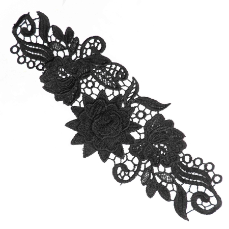 تصویر پنل گل برجسته لباس مدل رز