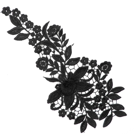 پنل گل برجسته لباس مدل رز ریز