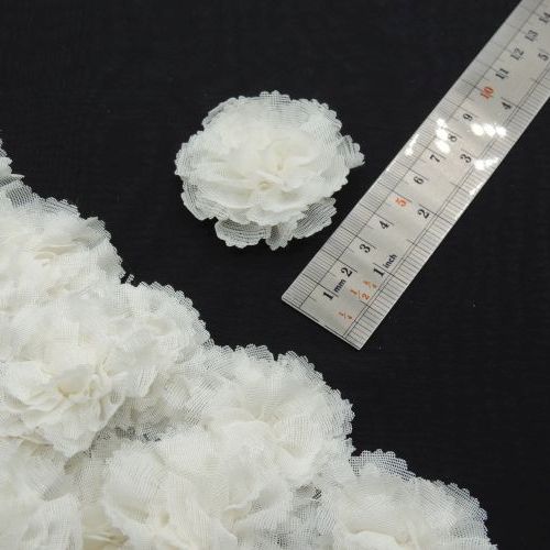 قرمز گل پارچه‌ای برجسته هلالی کتنی رز خرید و قیمت رنگ14