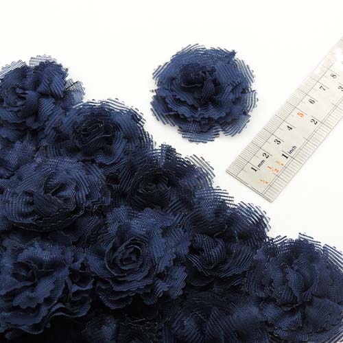 قرمز گل پارچه‌ای برجسته هلالی کتنی رز خرید و قیمت رنگ4