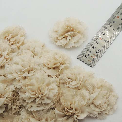 قرمز گل پارچه‌ای برجسته هلالی کتنی رز خرید و قیمت رنگ7