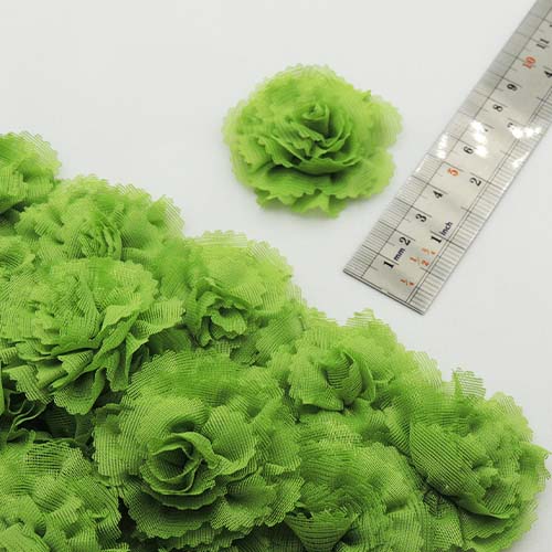 قرمز گل پارچه‌ای برجسته هلالی کتنی رز خرید و قیمت رنگ10