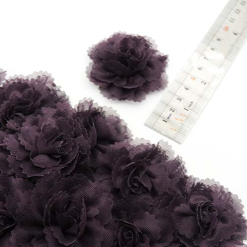 قرمز گل پارچه‌ای برجسته هلالی کتنی رز خرید و قیمت رنگ12