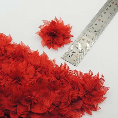 صورتی روشن نوار گل خورشیدی توری خرید و قیمت رنگ3