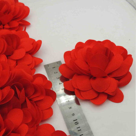 مشکی گل پارچه‌ای برجسته مجلسی خرید و قیمت رنگ1