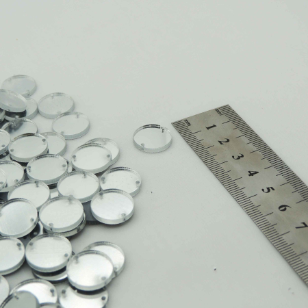 نقره ای آینه شکسته دوختنی دایره کوچک خرید و قیمت