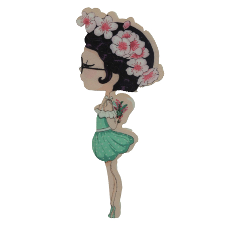 تکه‌دوزی فانتزی حرارتی دخترعینکی