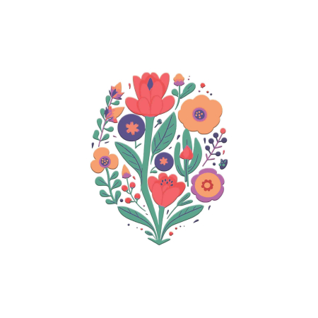 تصویر برچسب اتویی باغ گل