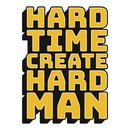 برچسب اتویی مرد سرسخت