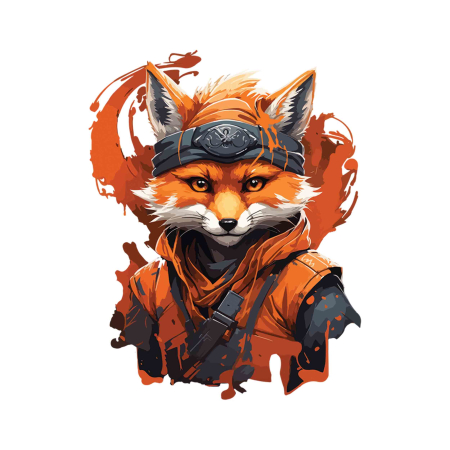 تصویر برچسب اتویی روباه ناروتو