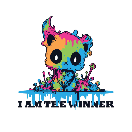 برچسب اتویی خرس رنگی