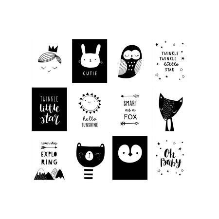 تصویر برچسب اتویی مدل بچگانه