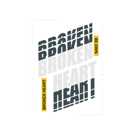 تصویر برچسب اتویی brokenheart