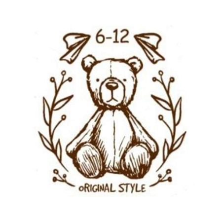 برچسب اتویی سایز بچگانه(6-12)