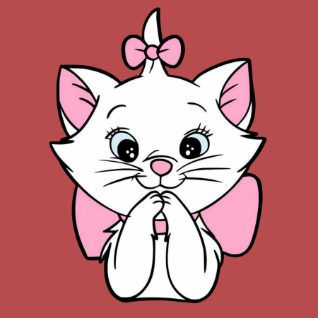 تصویر برچسب اتویی گربه