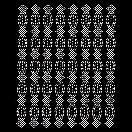 تصویر نگین بیضی مربع نقره‌ای