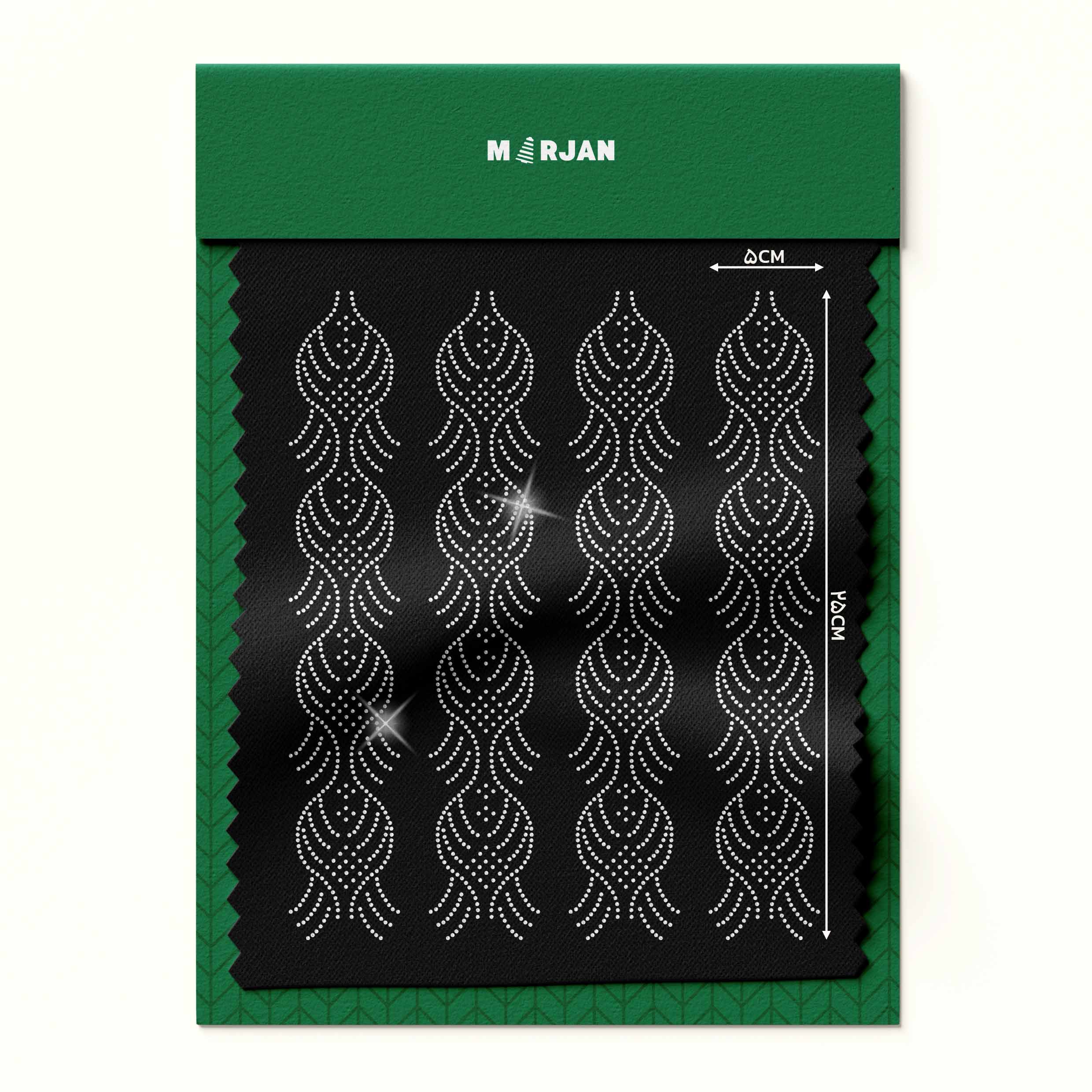 تصویر نگین حرارتی  طرح ماهی نقره‌ای