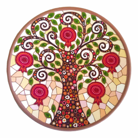 تصویر برچسب اتویی درخت انار