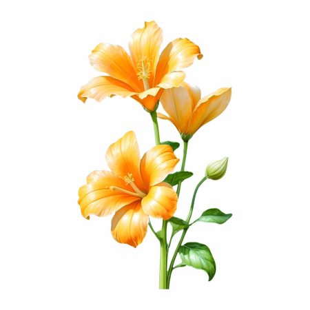 تصویر برچسب اتویی گل زرد