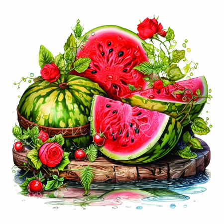 تصویر برچسب اتویی هنداونه