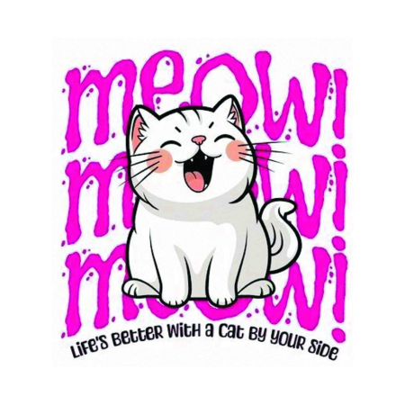 تصویر برچسب اتویی گربه