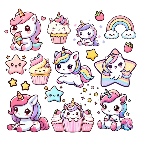 برچسب اتویی یونیکورن