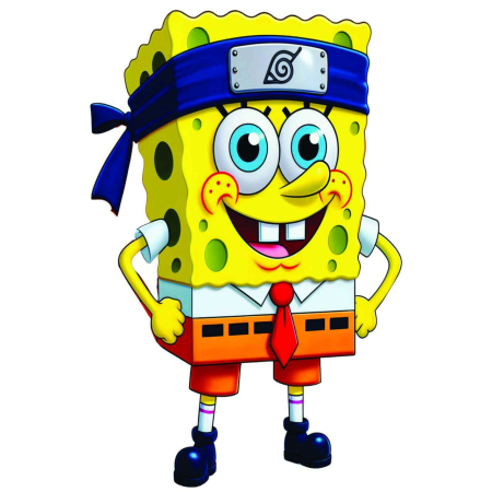 تصویر برچسب اتویی باب اسفنجی