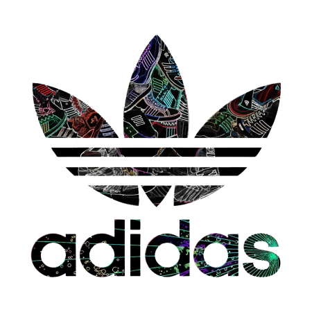 برچسب اتویی آدیداس نئونی