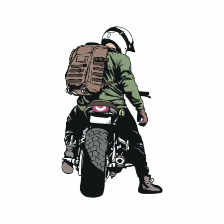 برچسب اتویی موتورسوار