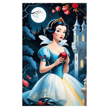 برچسب اتویی سفید برفی