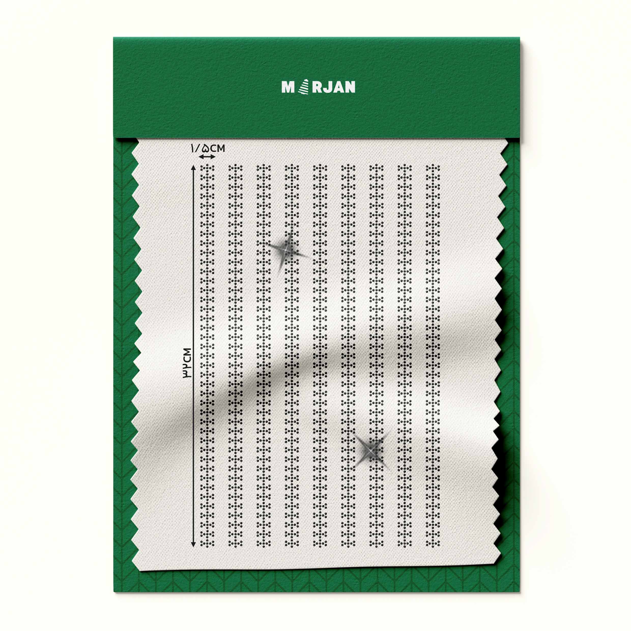 تصویر نگین حرارتی  خطی پاپیون مشکی