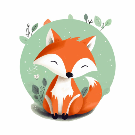 تصویر برچسب اتویی روباه