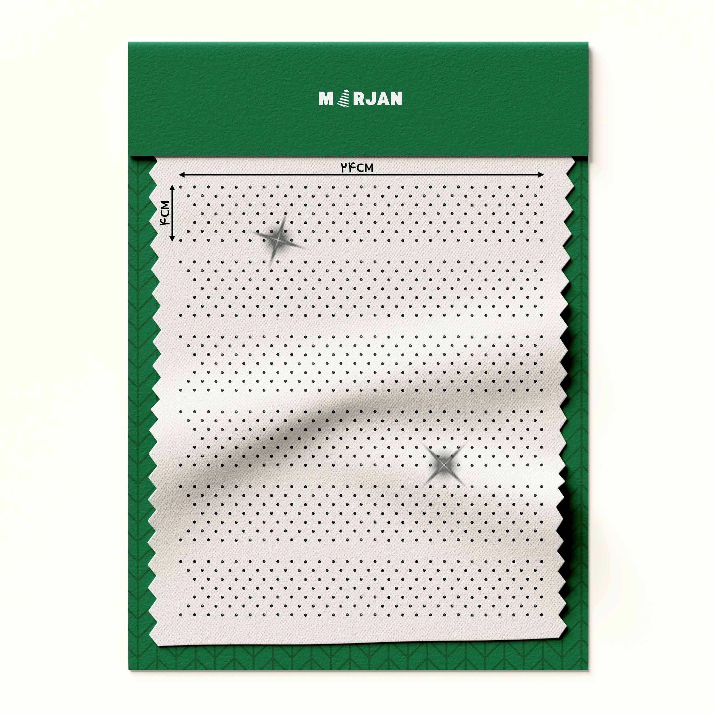 تصویر نگین حرارتی  فلش خطی مشکی