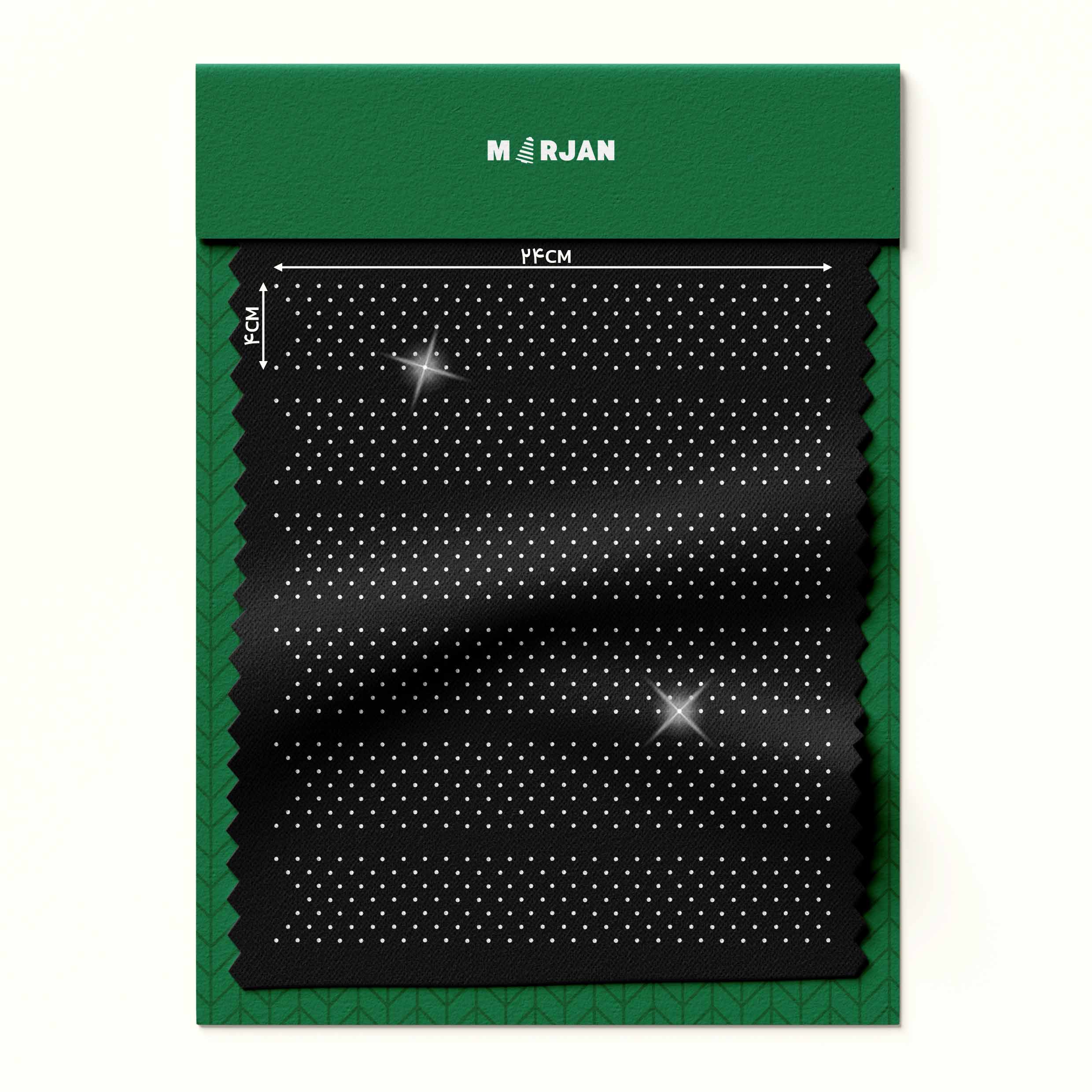 تصویر نگین حرارتی  فلش خطی نقره‌ای