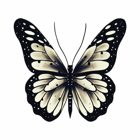 تصویر برچسب اتویی پروانه