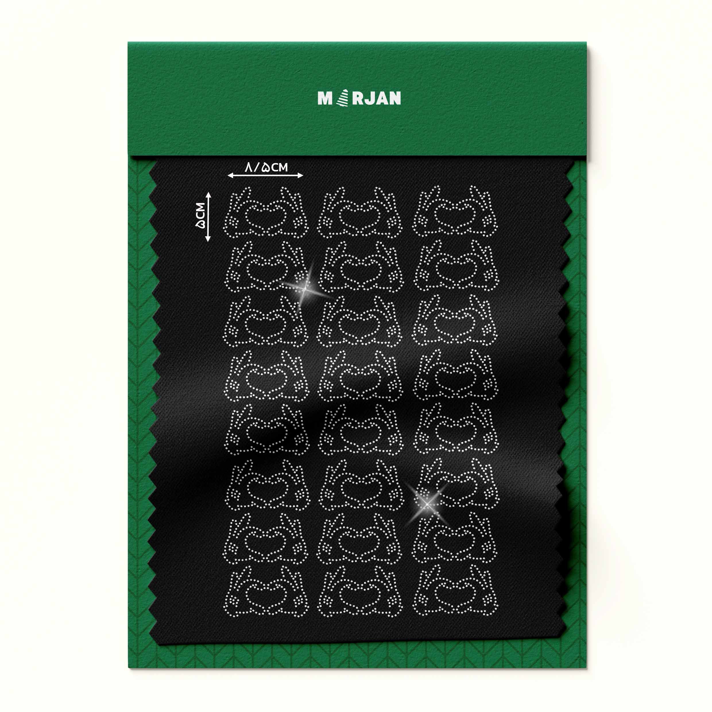 تصویر نگین دست میکی نقره‌ای