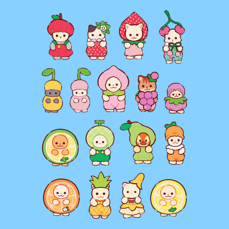 تصویر پک برچسب اتویی گربه ها