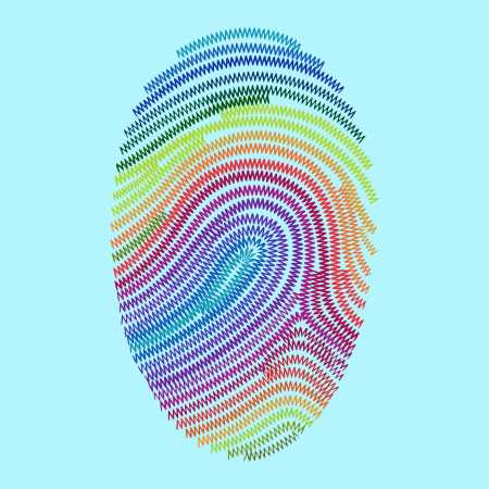 برچسب اتویی اثر انگشت