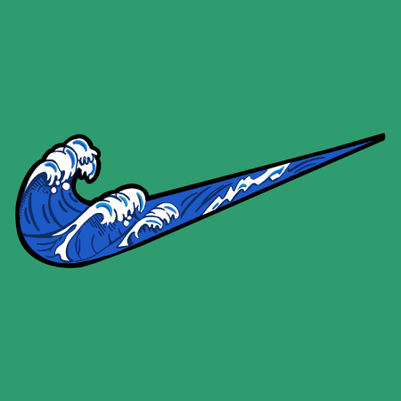 تصویر برچسب اتویی نایکی