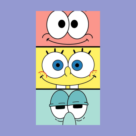 تصویر برچسب اتویی باب اسفنجی