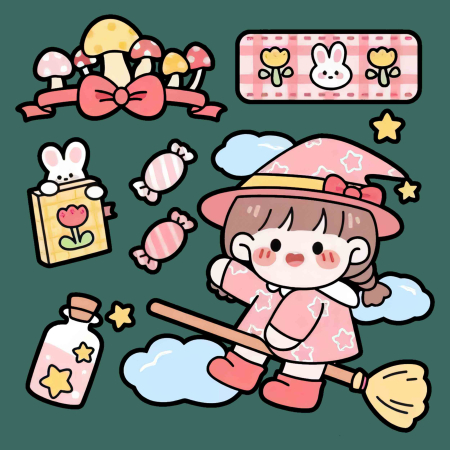 پک برچسب اتویی کیوت