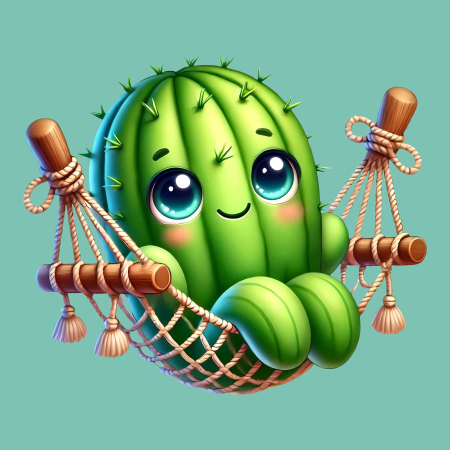 تصویر برچسب اتویی کاکتوس