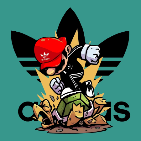 تصویر برچسب اتویی ماریو