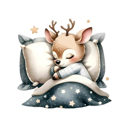 تصویر برچسب اتویی گوزن