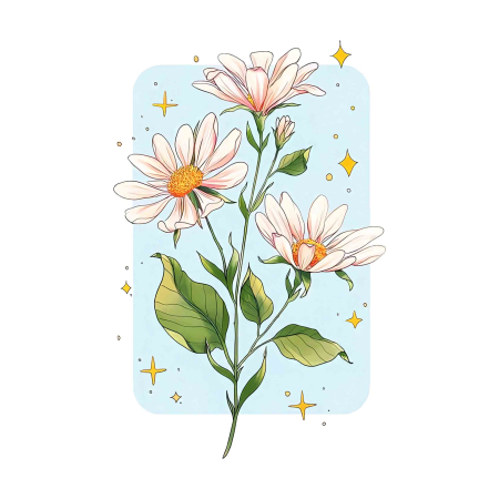 برچسب اتویی گل