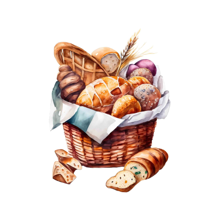 برچسب اتویی سبد نان