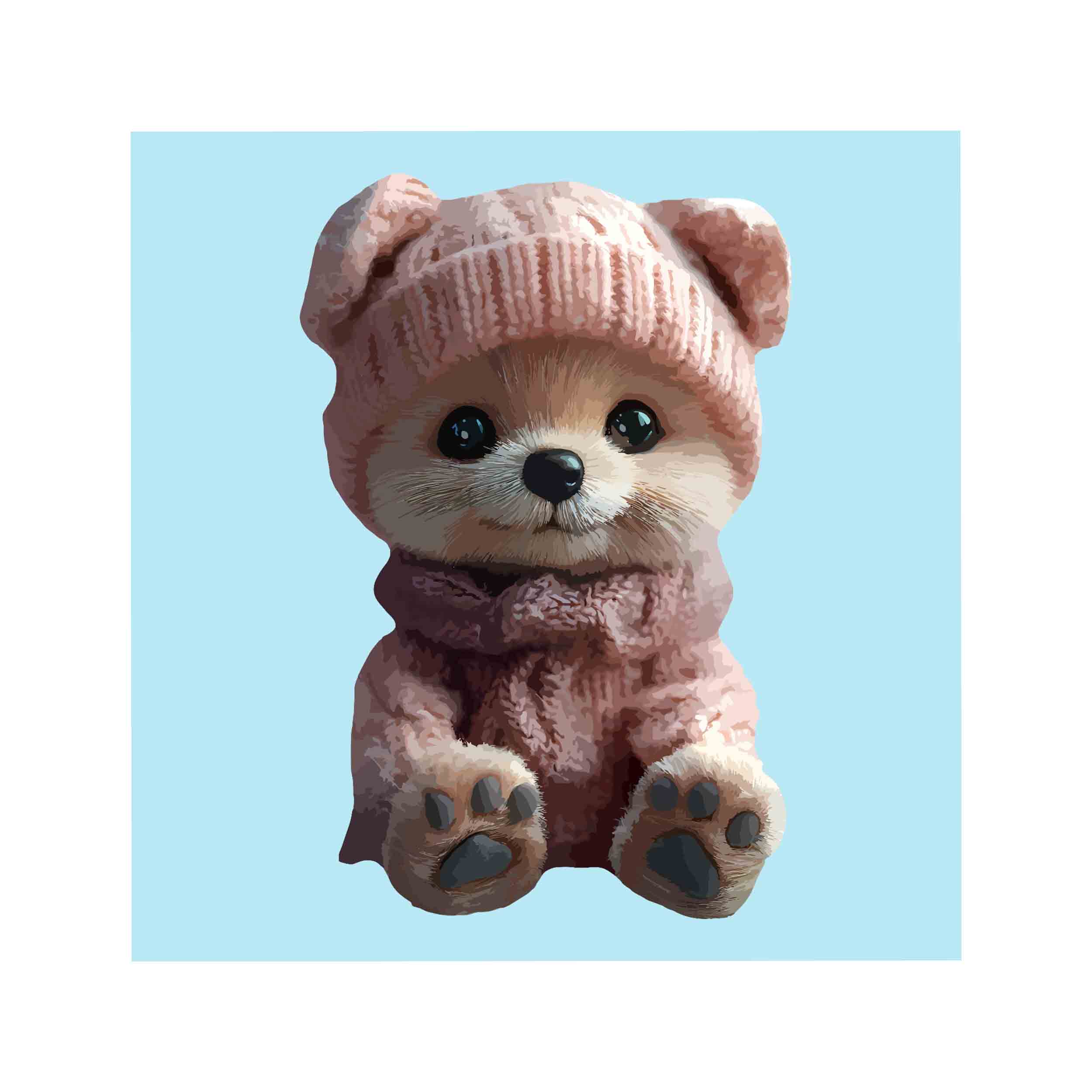 برچسب اتویی خرسی