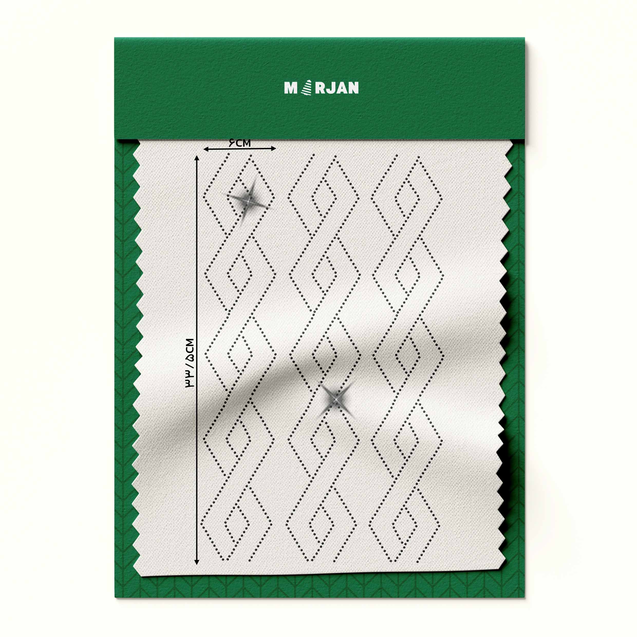 نگین حرارتی  زنجیر لوز مشکی