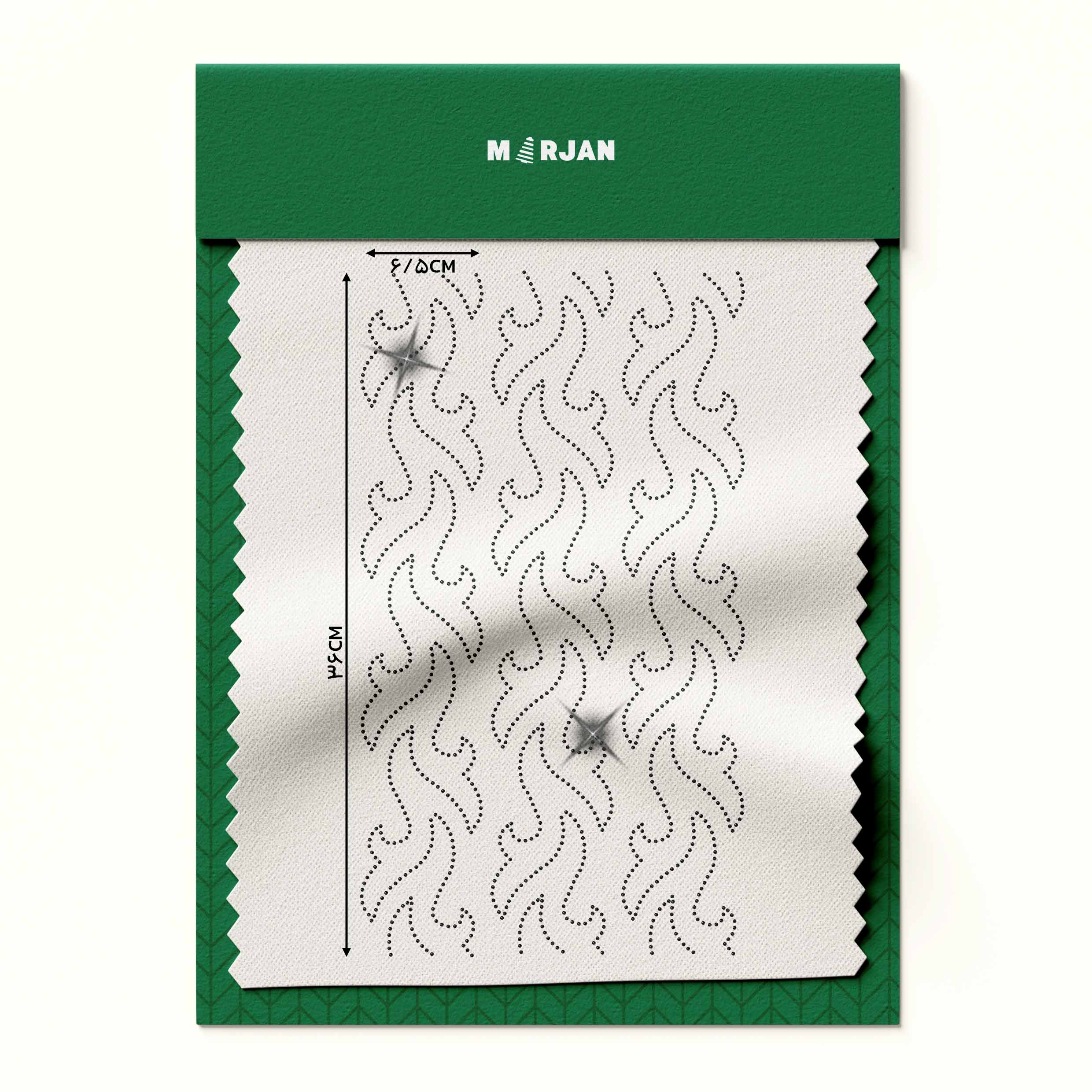 تصویر نگین حرارتی  شیپوری مشکی