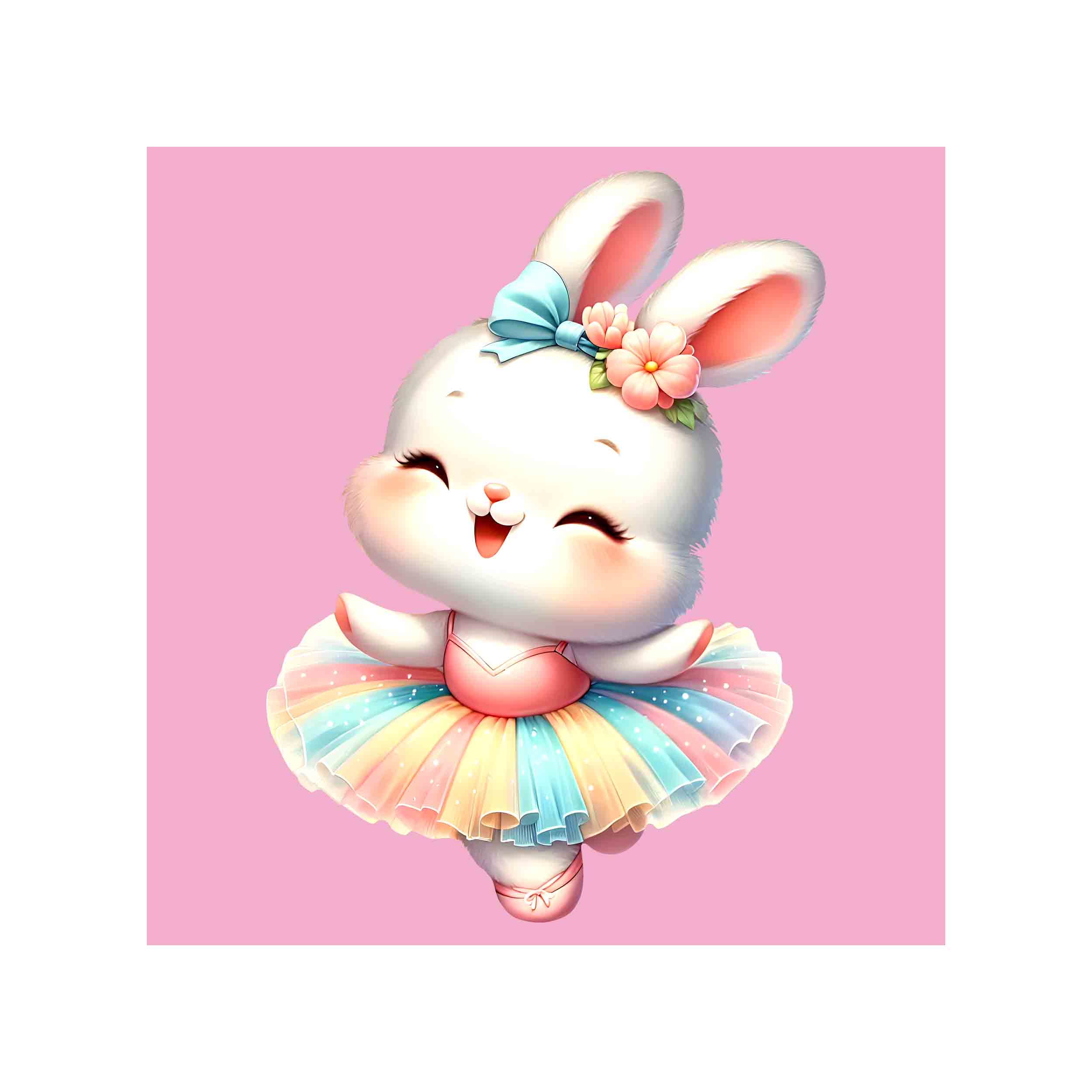 برچسب اتویی خرگوش باله